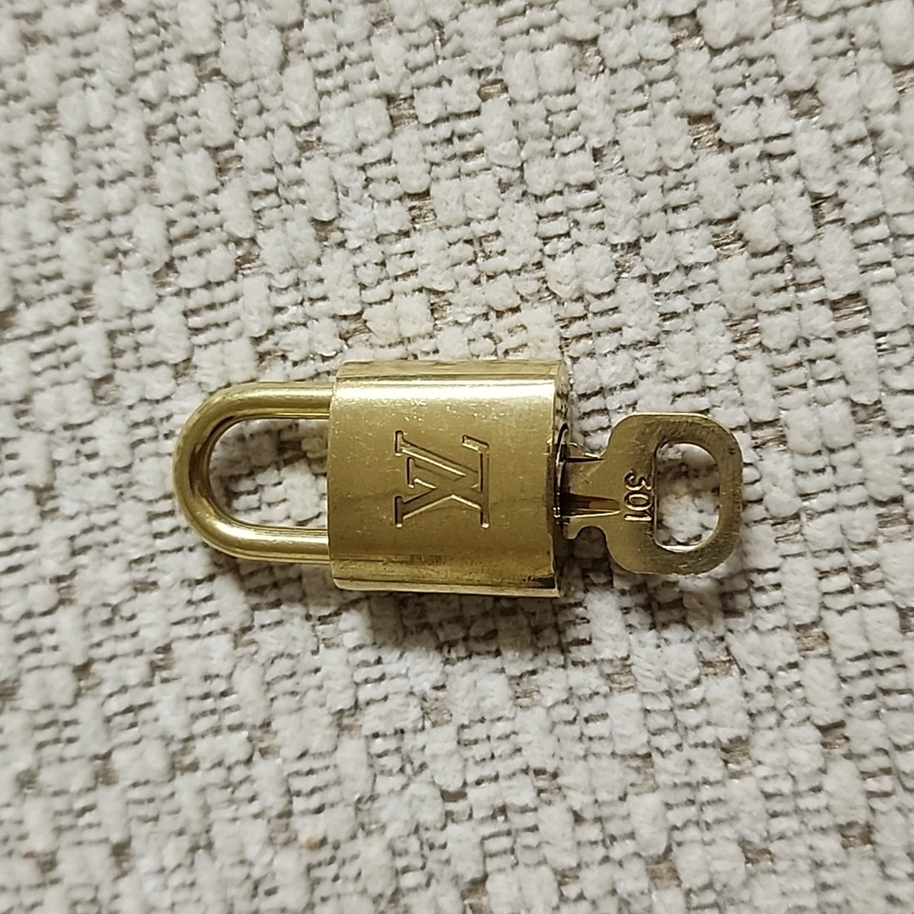 Louis Vuitton key and lock